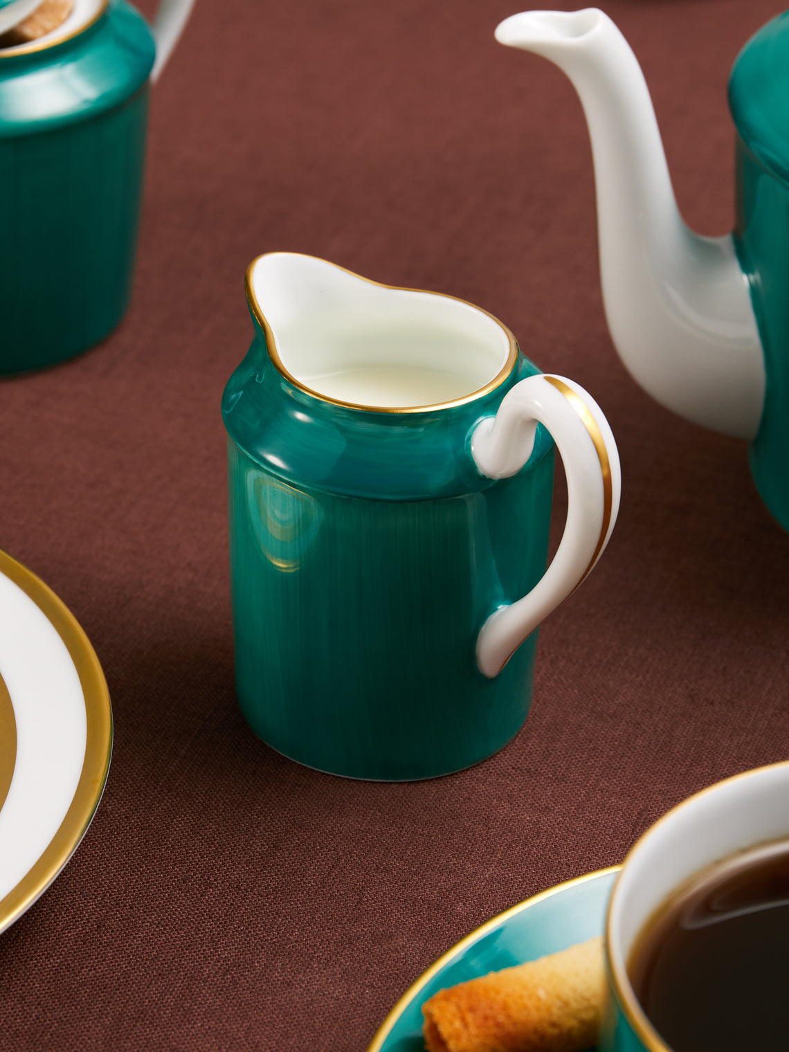 Robert Haviland & C. Parlon - Coco Hand-Painted Porcelain Creamer -  - ABASK