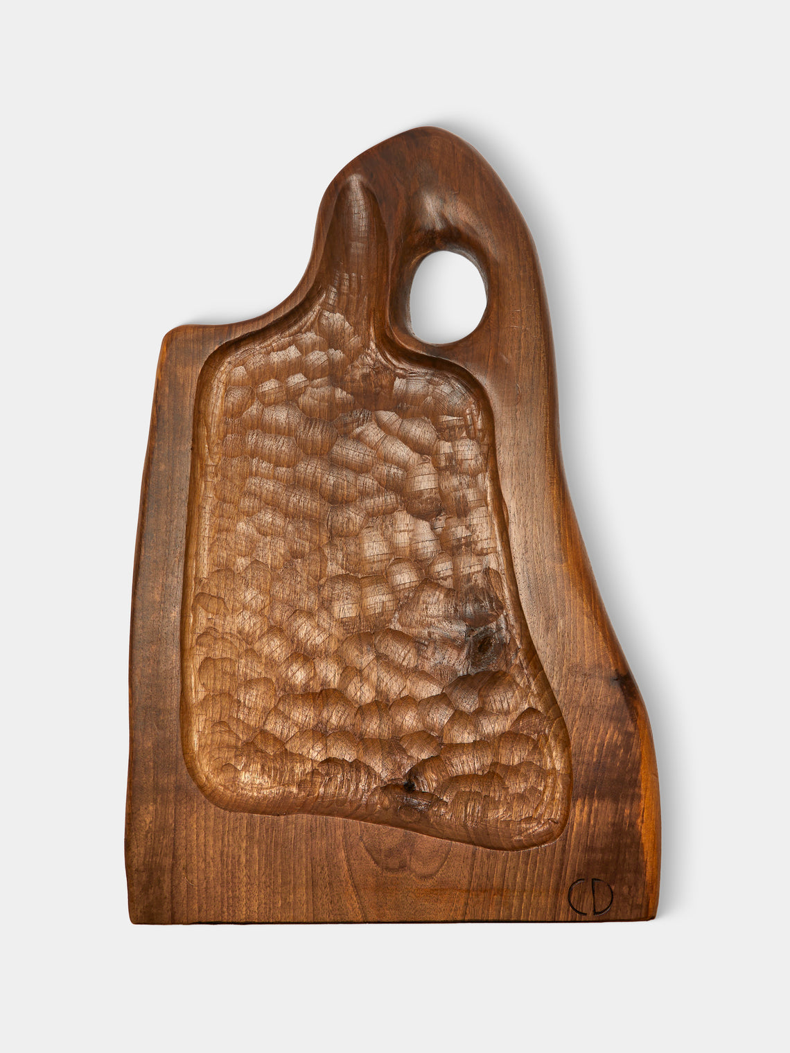Eliot Daguet - Hand-Carved Walnut Serving Board - Brown - ABASK - 
