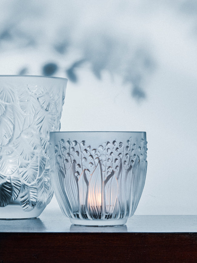 Lalique - Muguet Crystal Votive - Clear - ABASK
