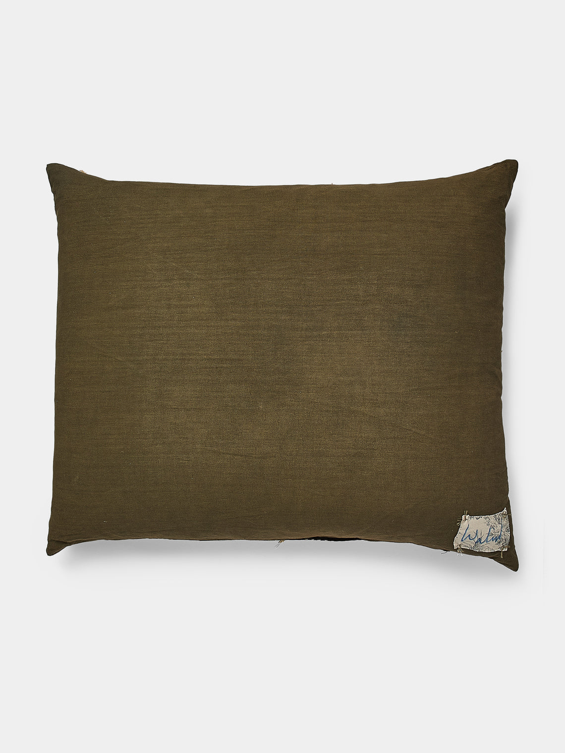 By Walid - 17th-Century Verdure Tapestry Hand-Stitched Wool and Linen Cushion - Multiple - ABASK