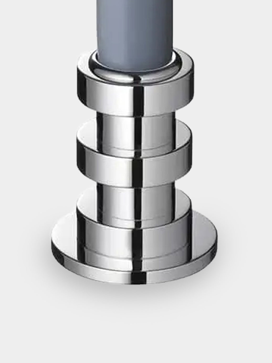 Puiforcat - Ruban Silver-Plated Small Candle Holder - Silver - ABASK