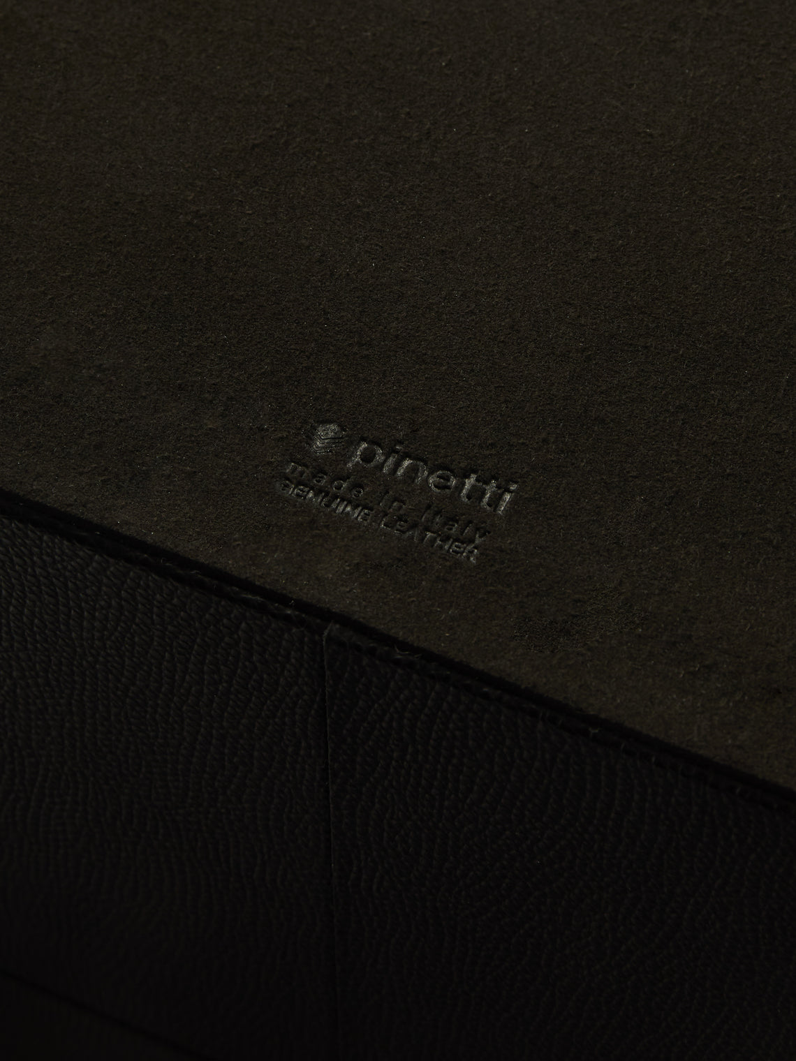 Pinetti - Avio Leather Small Storage Box - Black - ABASK