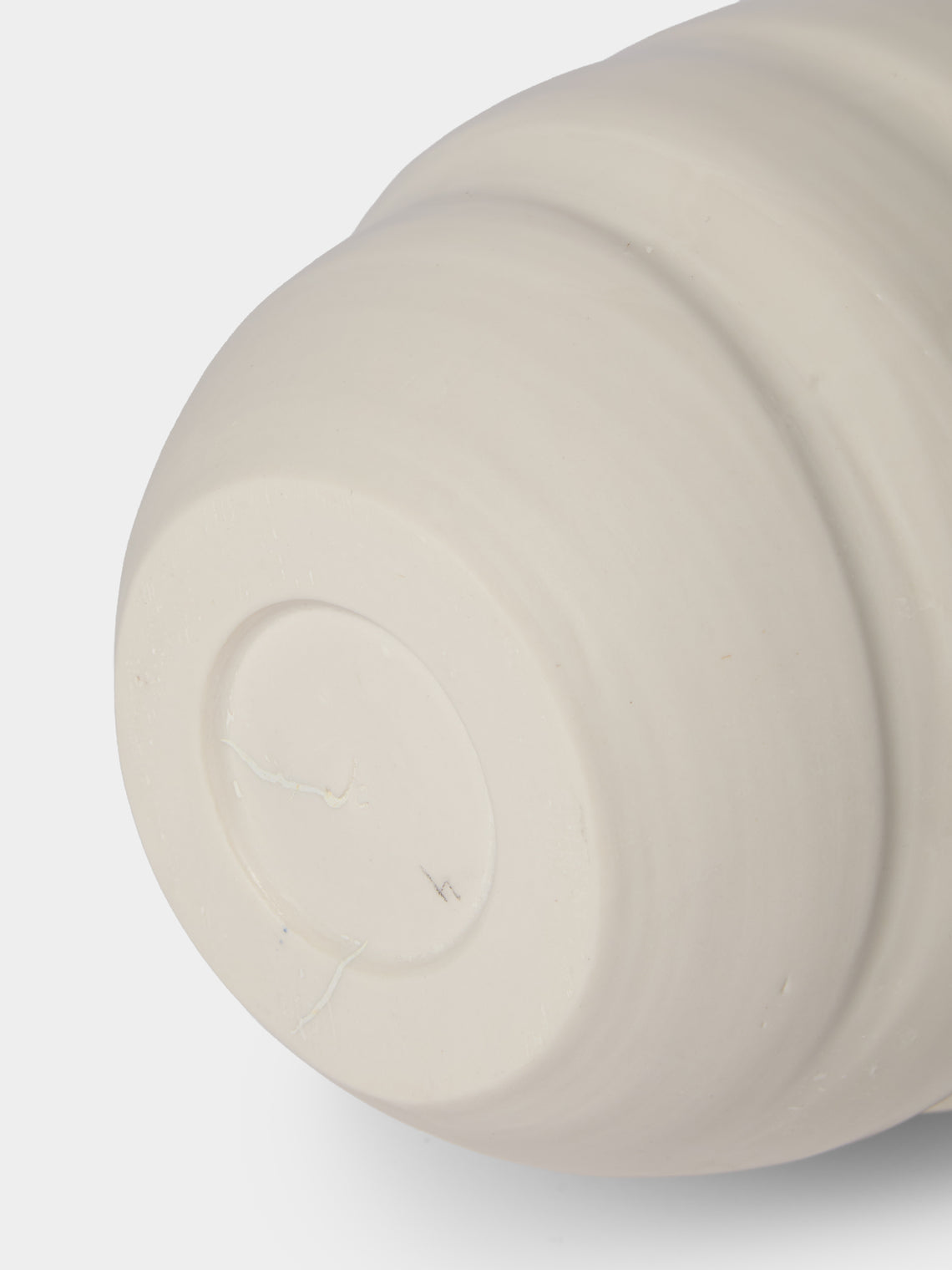 Johanne Coker - No. 4 Hand-Thrown Porcelain Vase (18in/46cm) - White - ABASK