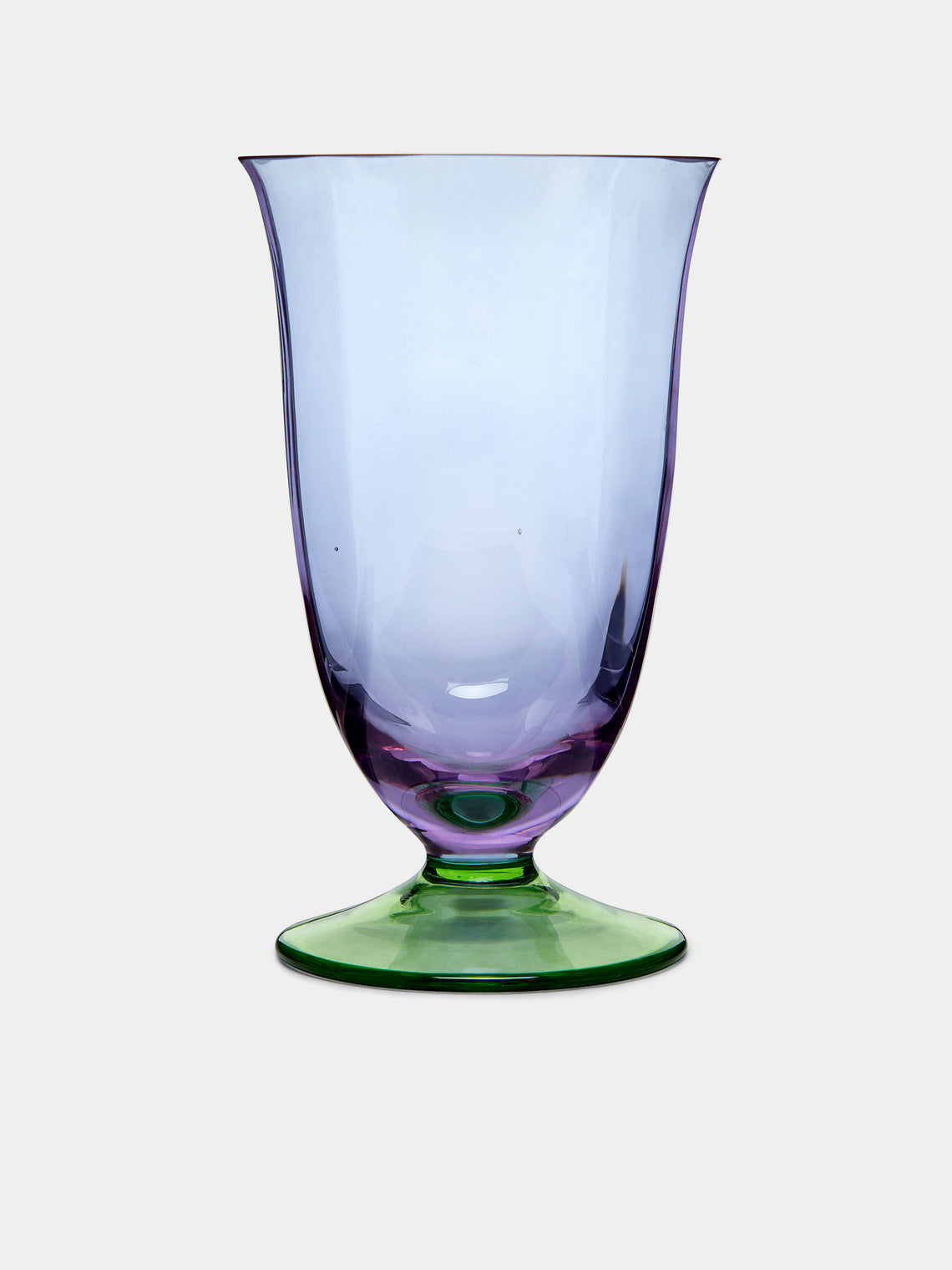NasonMoretti - Archive Revival 1982 Hand-Blown Murano Water Glasses (Set of 2) - Purple - ABASK - 