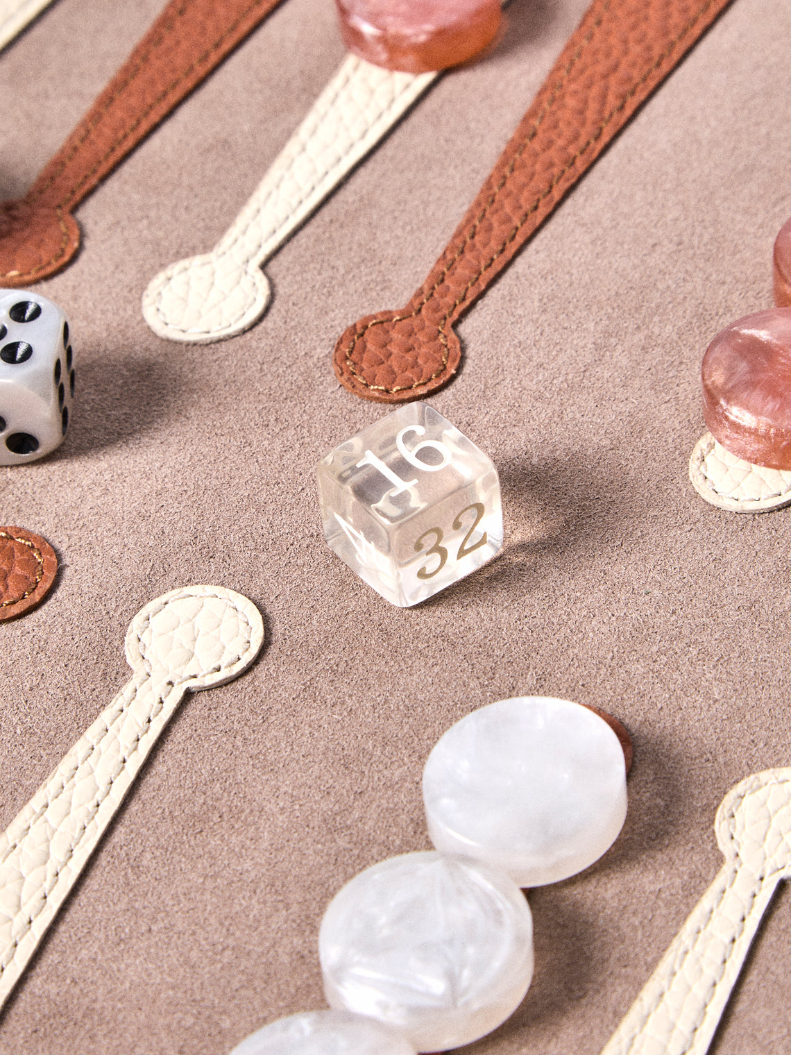 Belotier - Leather Travel Backgammon Set - Brown - ABASK