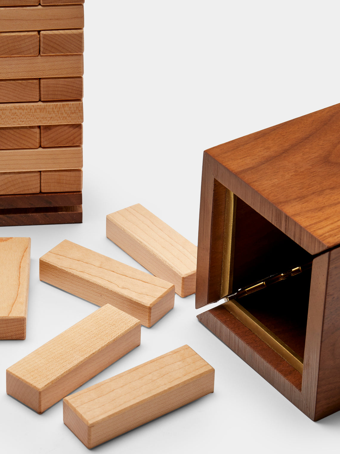 Corbet - Wood Tower Block - Dark Brown - ABASK