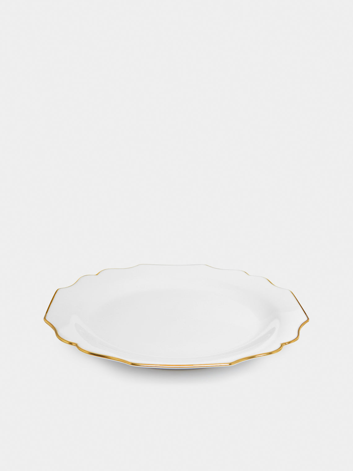 Augarten - Belvedere Hand-Painted Porcelain Dinner Plate - White - ABASK