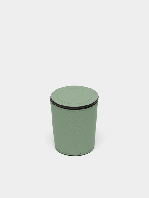 Giobagnara - Leather Dice Cup - Light green - ABASK - 