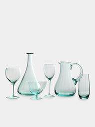 Moser - Optic Hand-Blown Crystal Collection - Blue - ABASK - 