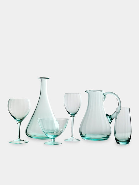 Moser - Optic Hand-Blown Crystal Collection - Blue - ABASK - 