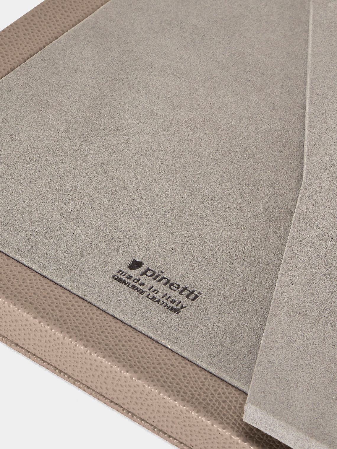 Pinetti - Leather Photo Frame (5x7”) - Taupe - ABASK