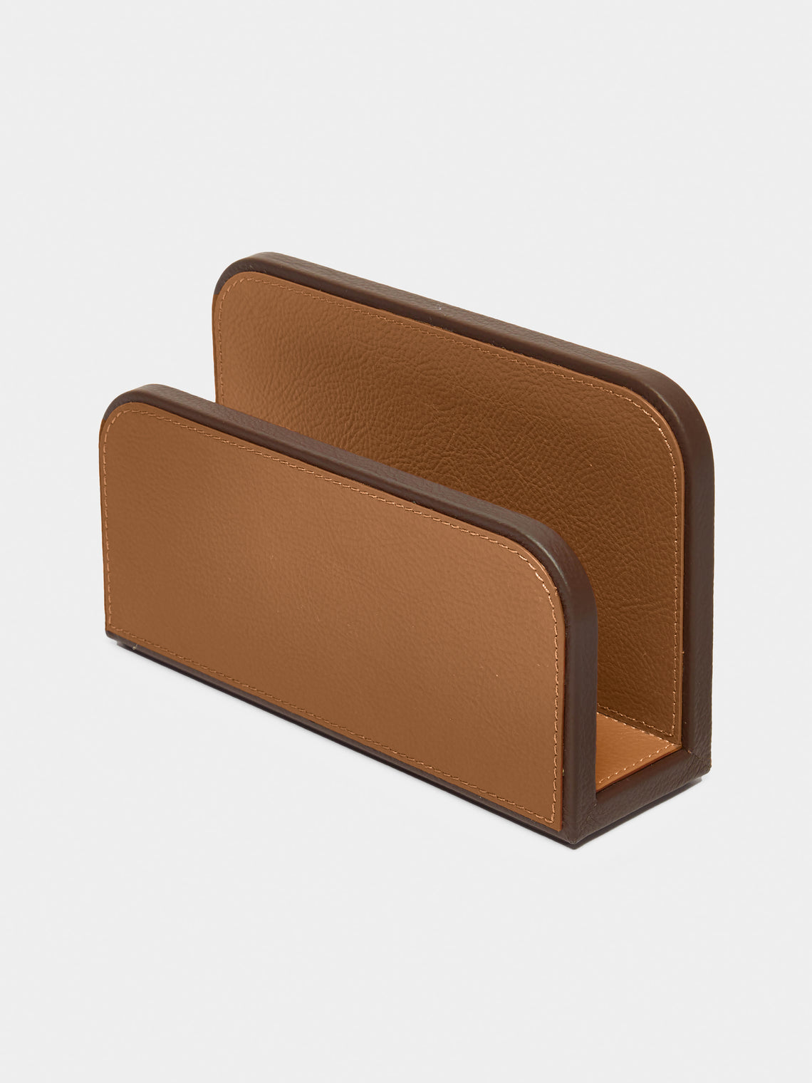 Giobagnara x Poltrona Frau - Leather Envelope Holder - Tan - ABASK