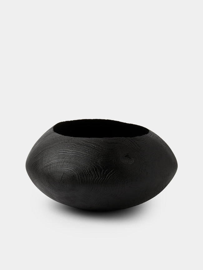 Friedemann Buehler - Blackened Oakwood Bowl - Black - ABASK - 