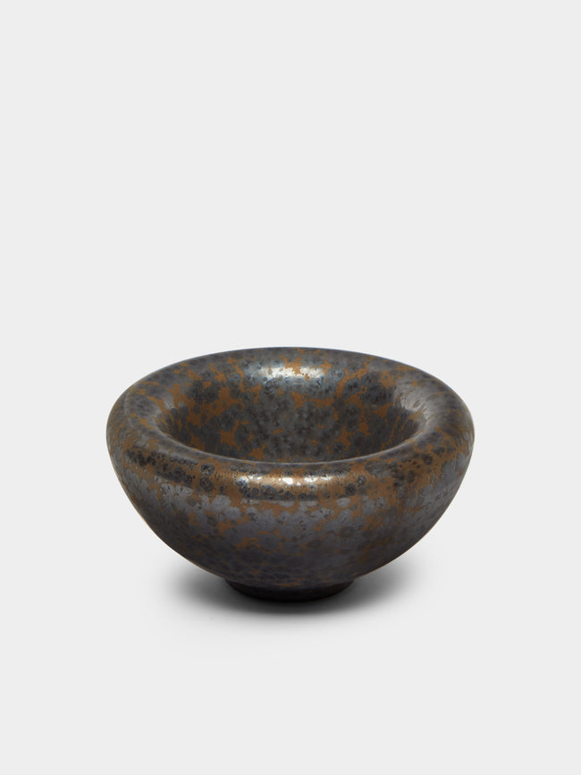 Jaune de Chrome - Bubble Porcelain Bowl - Black - ABASK - 