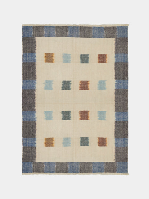 Me & K - Grid Ikat Cashmere Throw (67in/1.7m) - Multiple - ABASK - 