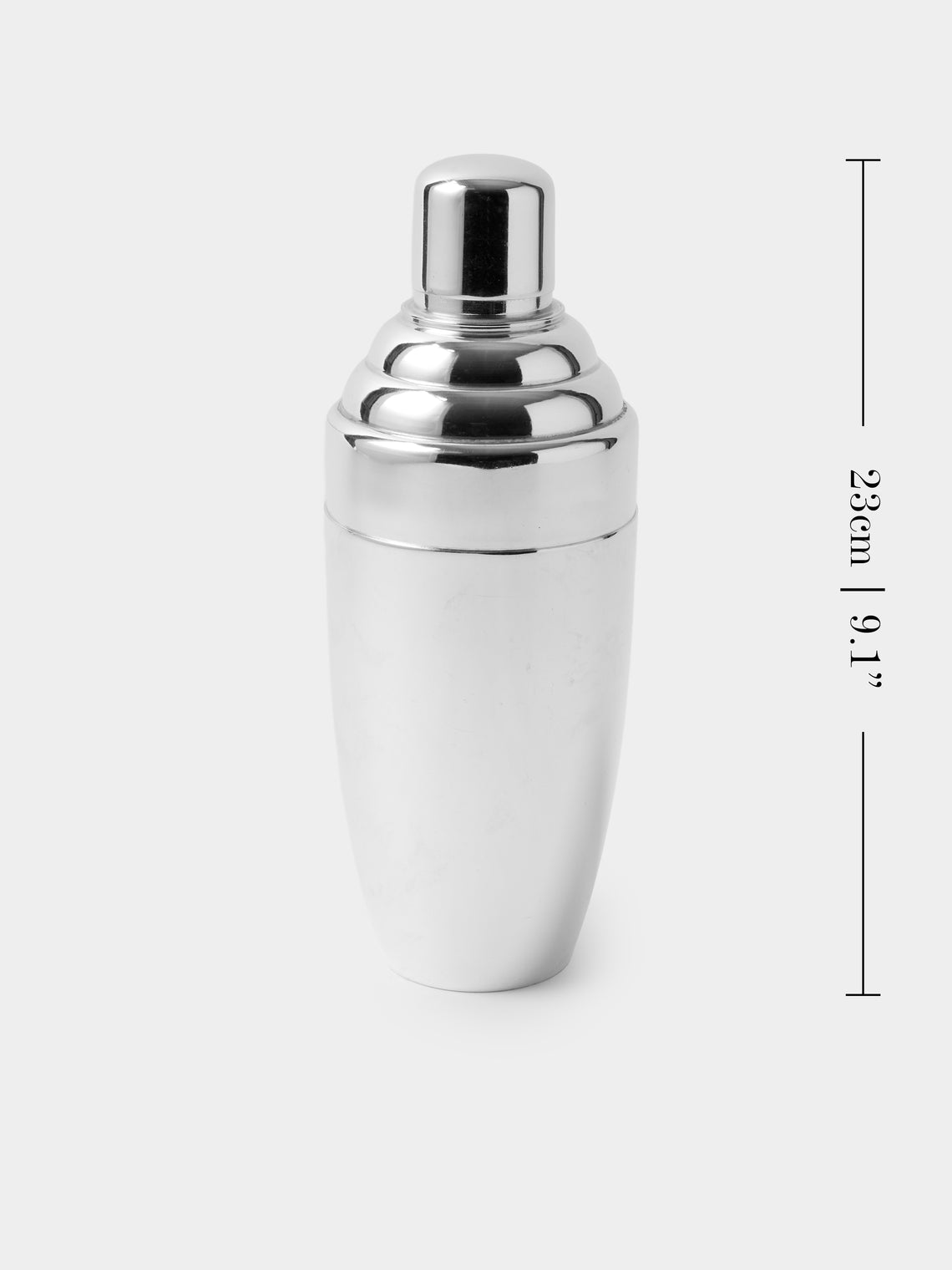 Antique and Vintage - Mid-Century Silver-Plated Cocktail Shaker - Silver - ABASK