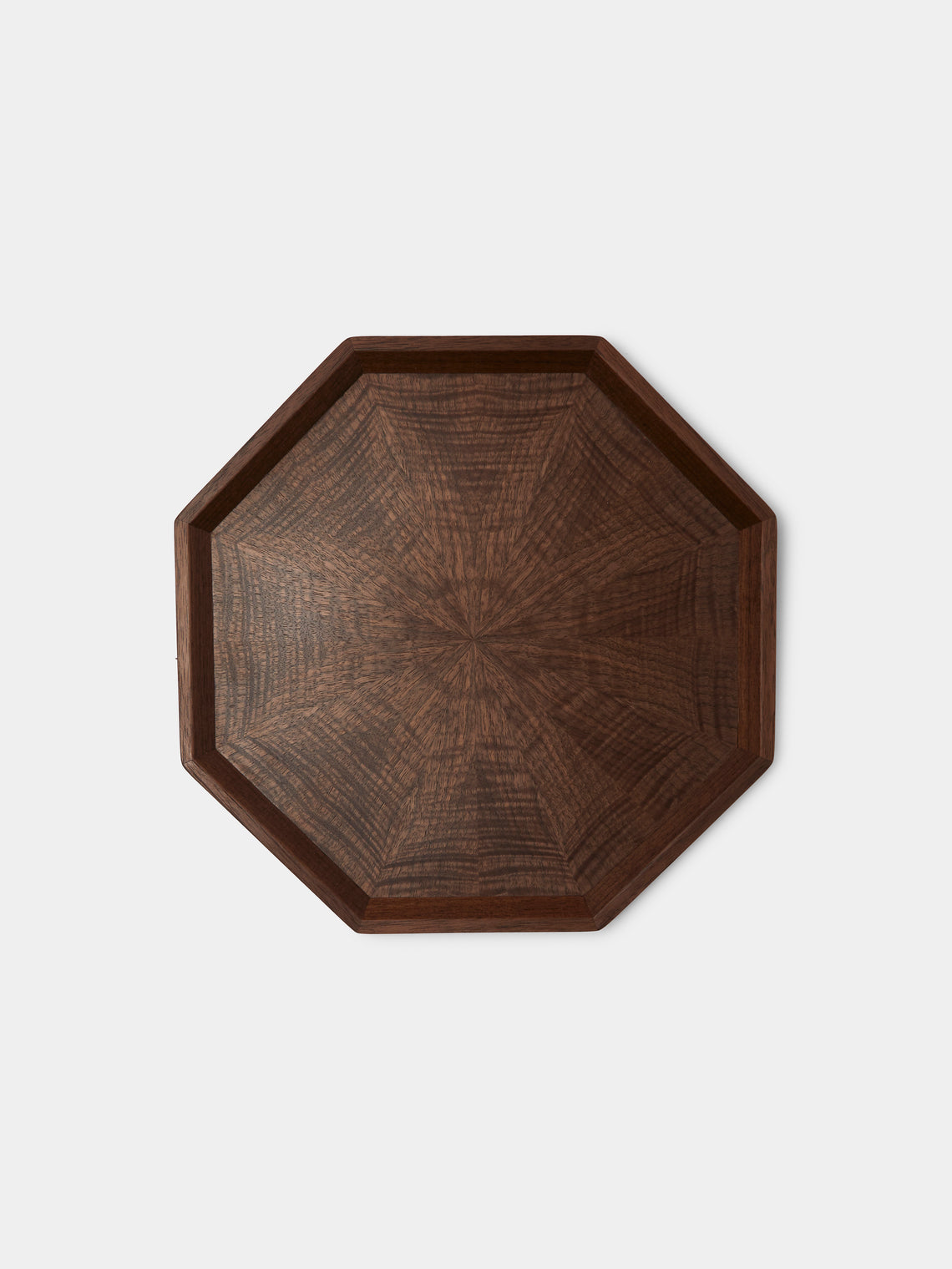 Mori Kougei - Poke Walnut Square Tray (11in/27.5cm) - Brown - ABASK - 