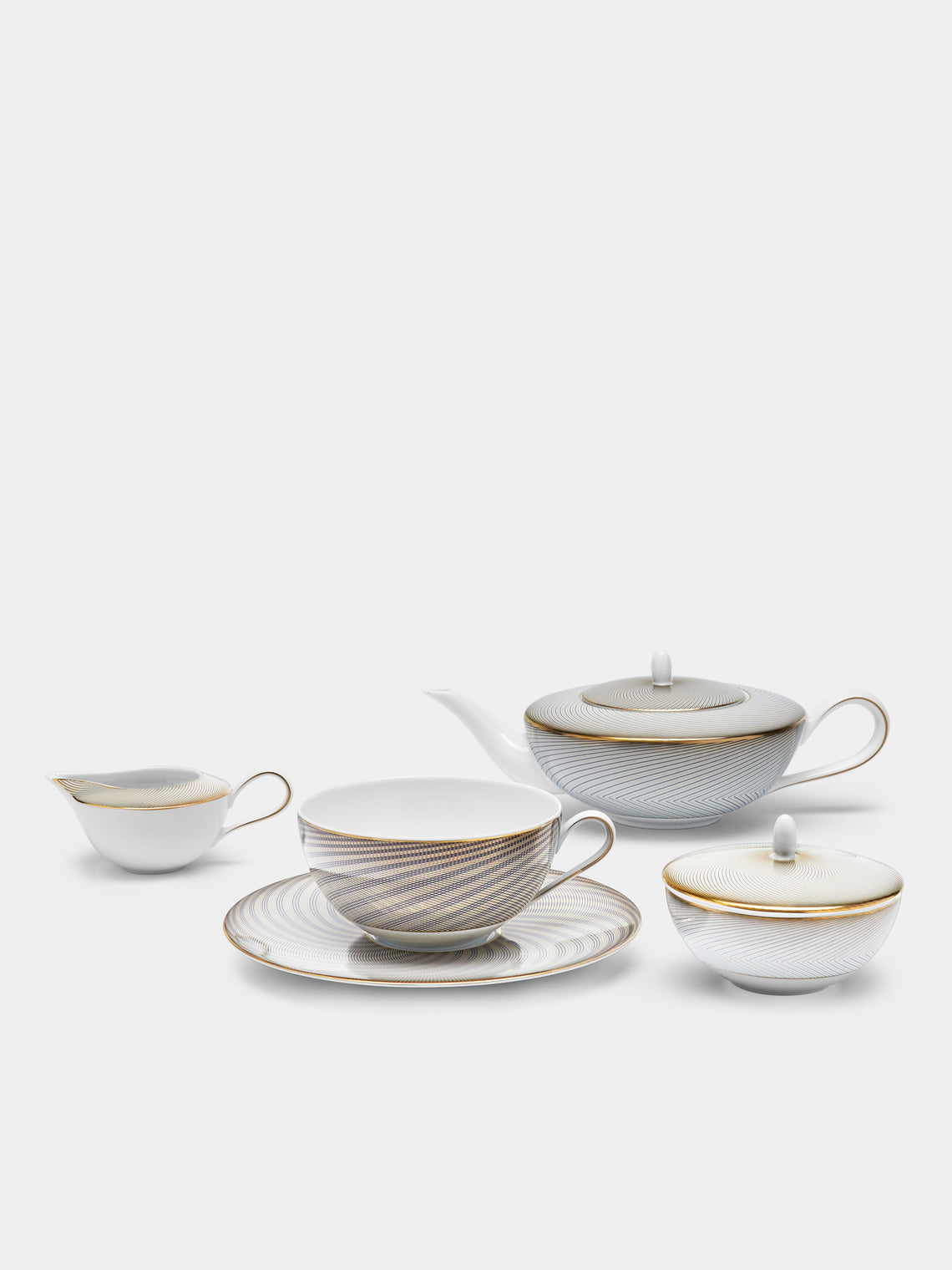 Raynaud - Oskar Porcelain Teapot - Gold - ABASK