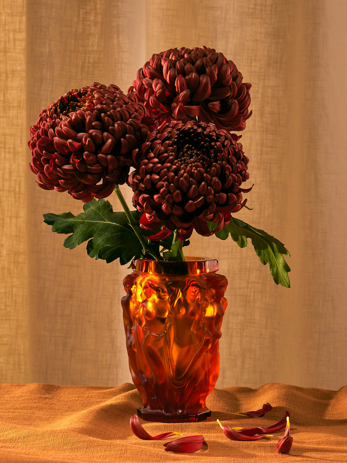 Akua Objects - Michael Hand-Blown Crystal Vase (6in/15cm) - Clear - ABASK