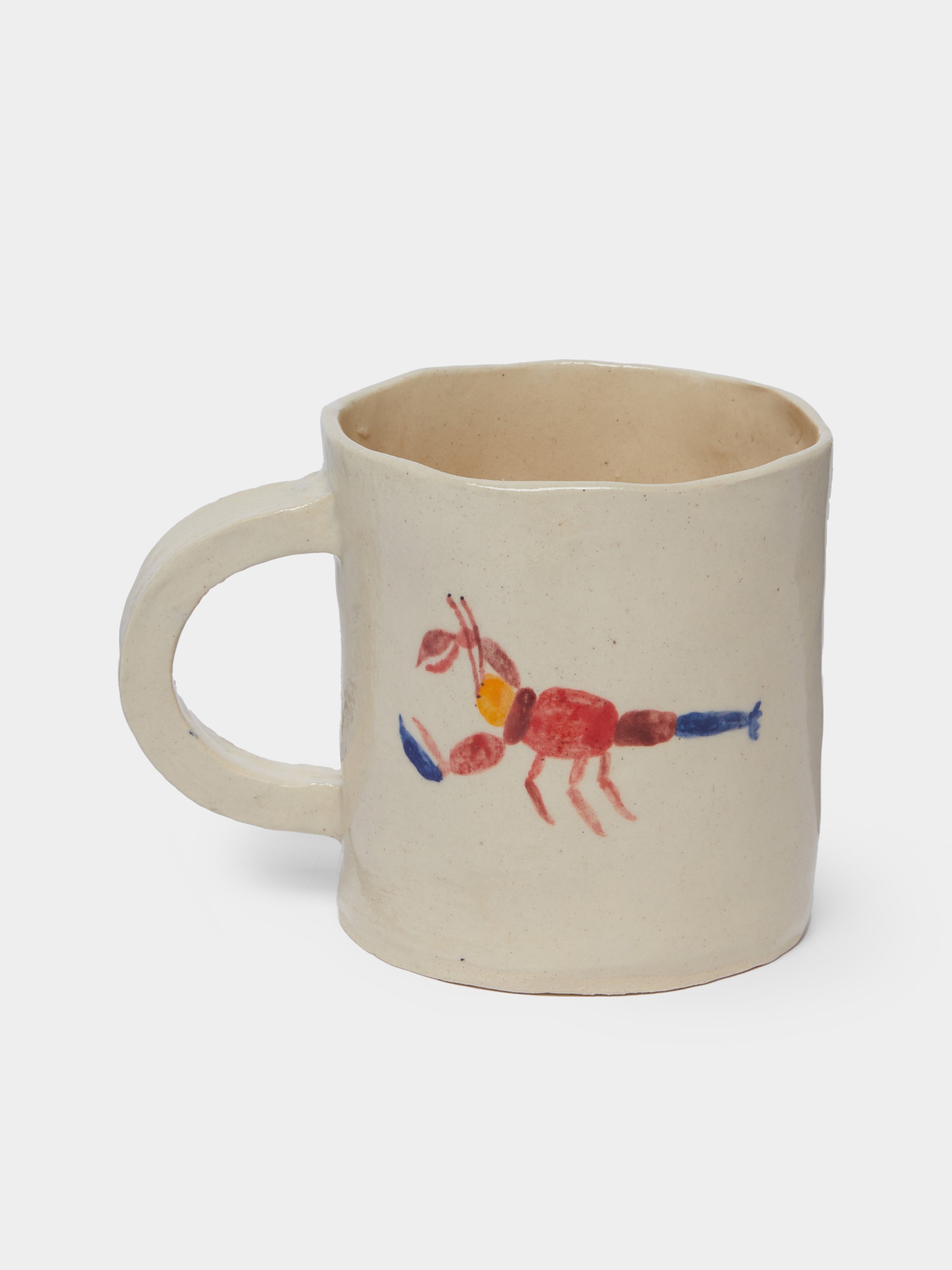 Lobster Hand-Painted Ceramic Mug