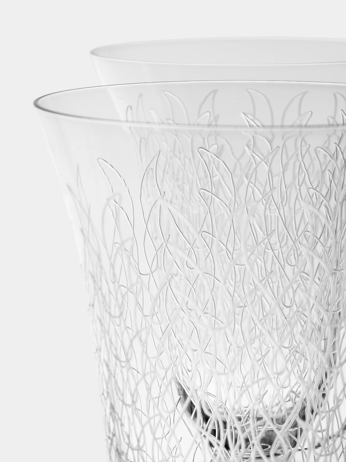 Antique and Vintage - Early-20th-Century Sèvres Crystal  Water Glasses (Set of 6) - Clear - ABASK