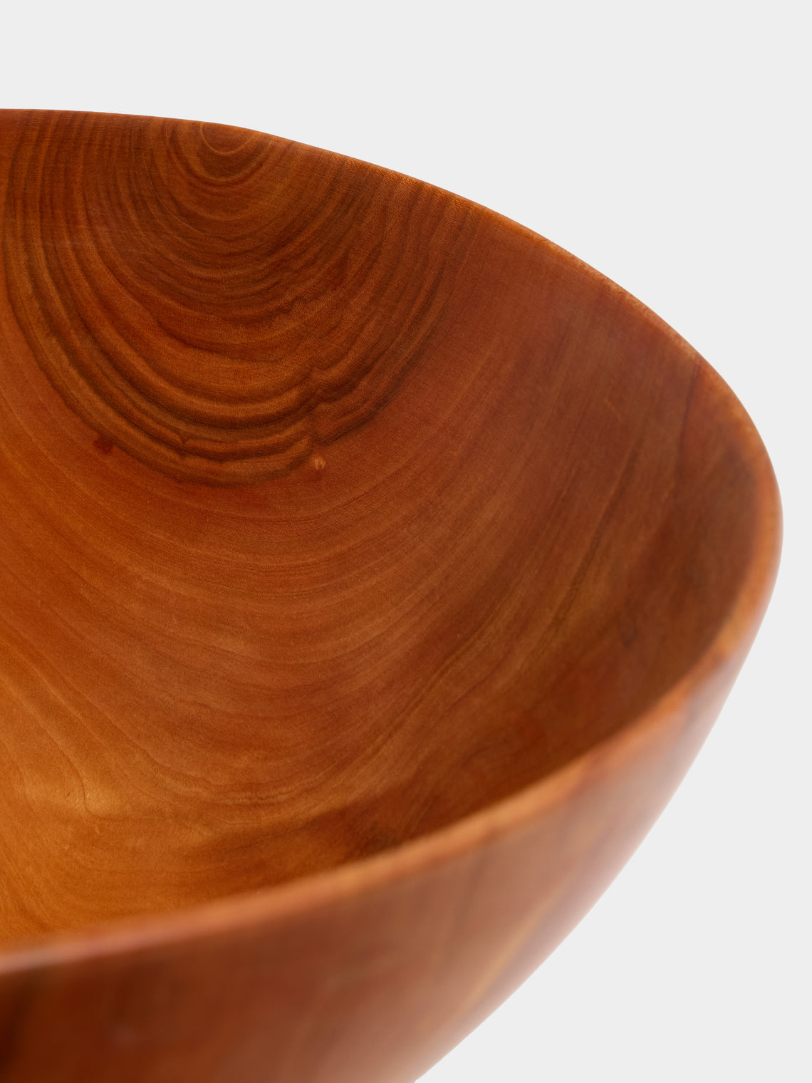 Thursday Furniture - Hand-Turned Cherry Bowl - Brown - ABASK