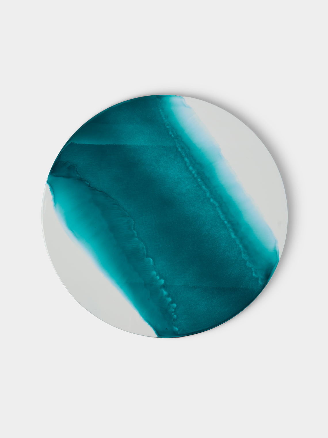 MAAR Design - | Set of 4 | Oceano Hand-Painted Lacquered Placemats - Blue - ABASK
