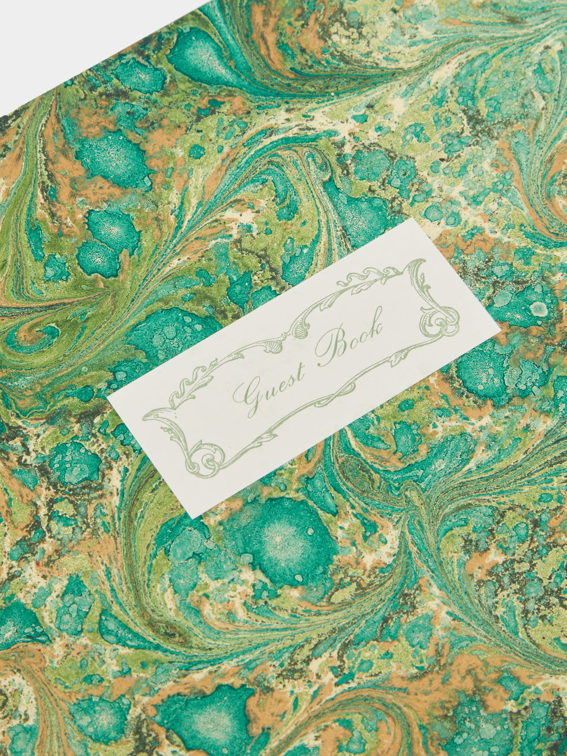 Giannini Firenze - Hand-Marbled Guest Book -  - ABASK