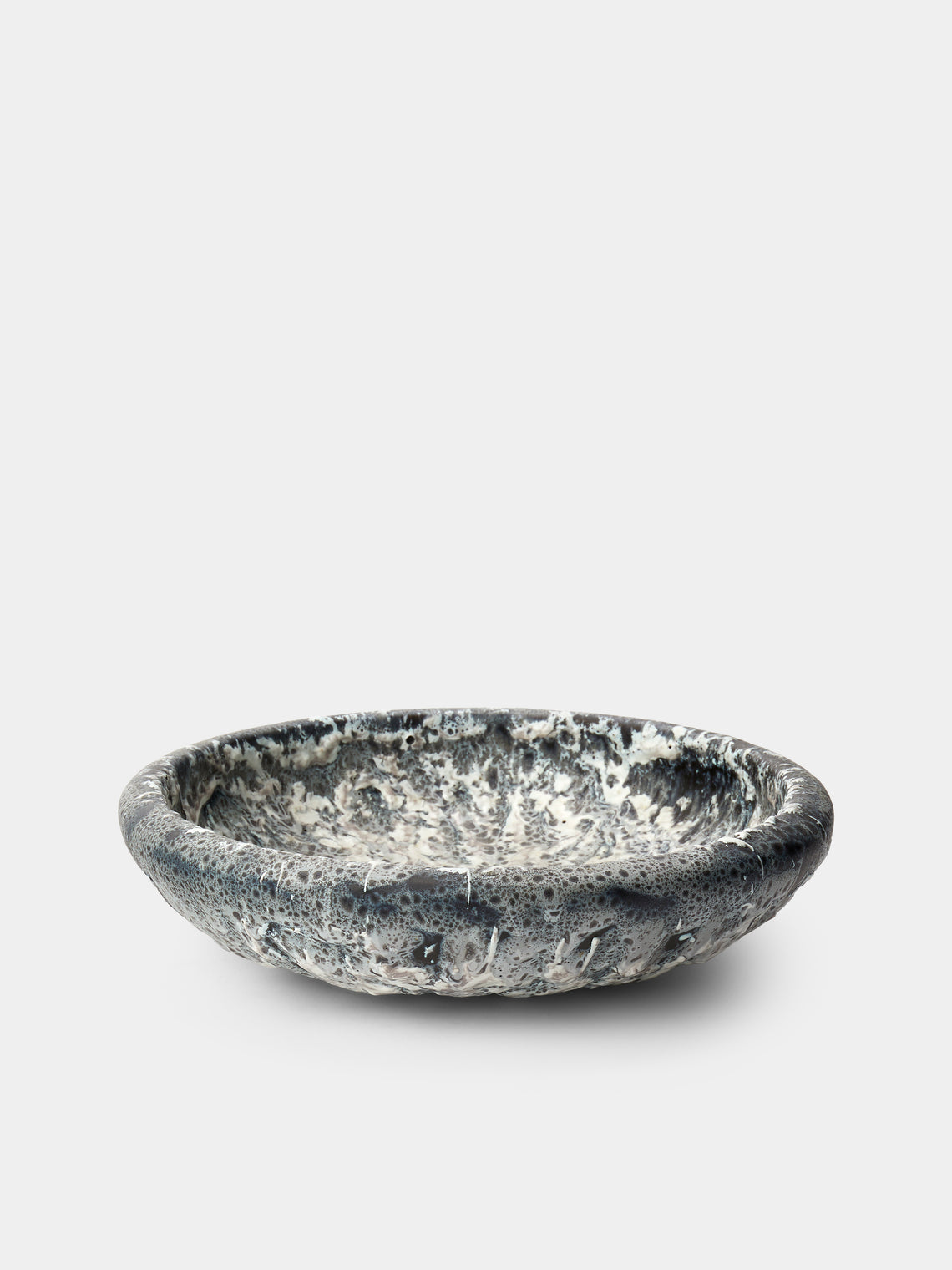 Antique and Vintage - 1950s Giraud Vallauris Ceramic Bowl - Gray - ABASK - 