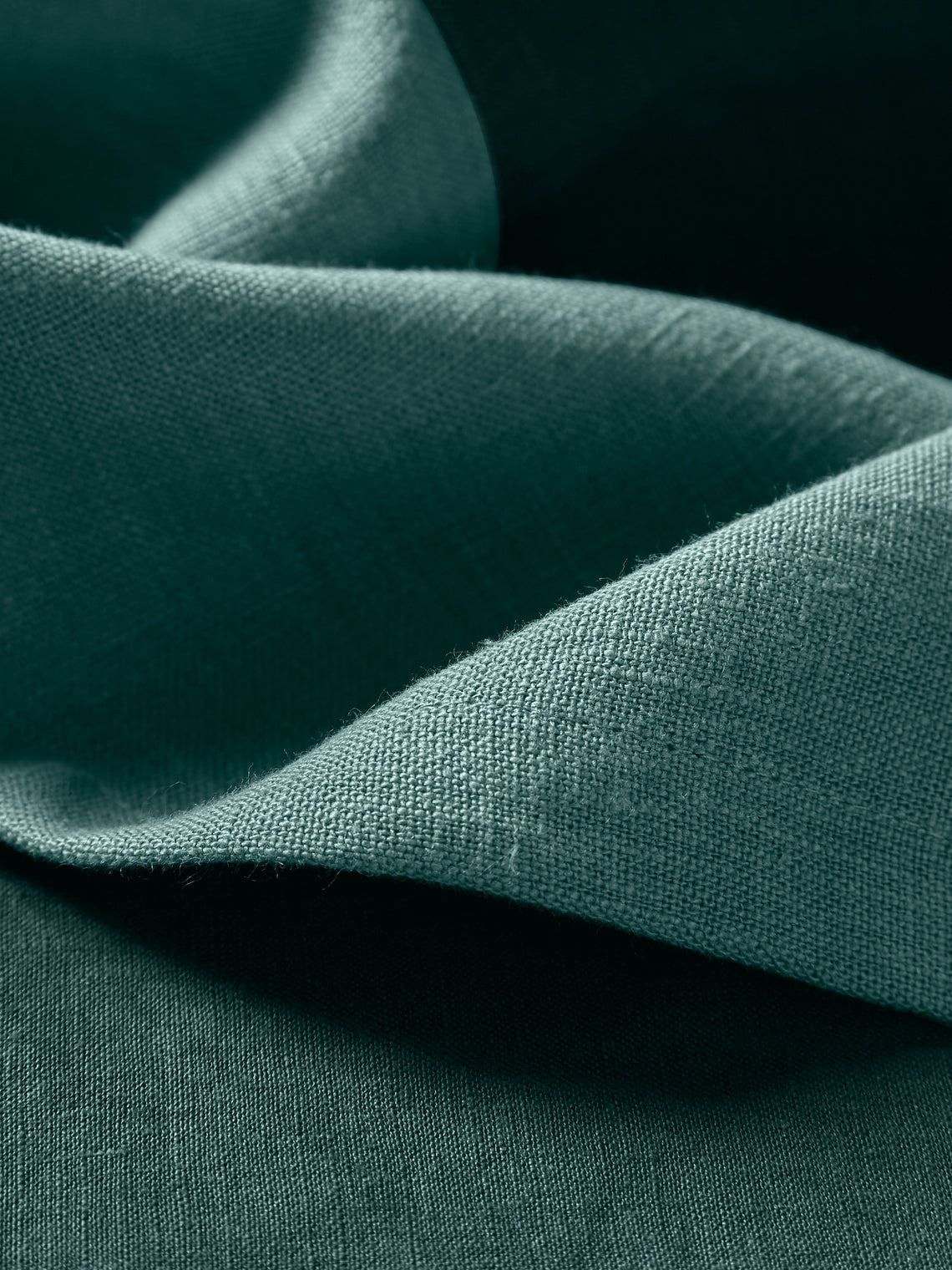 Borgo delle Tovaglie - Bauhaus Linen Large Rectangular Tablecloth - Navy - ABASK