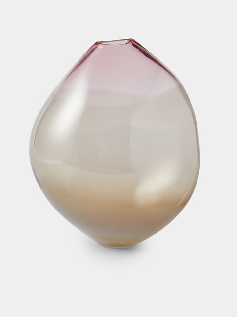 Michèle Oberdieck - Delicate Sepia Hand-Blown Glass Vase (12in/31cm) - Multiple - ABASK - 