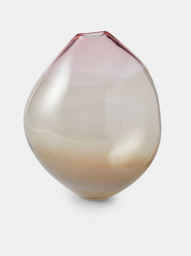 Michèle Oberdieck - Delicate Sepia Hand-Blown Glass Vase (12in/31cm) - Multiple - ABASK - 