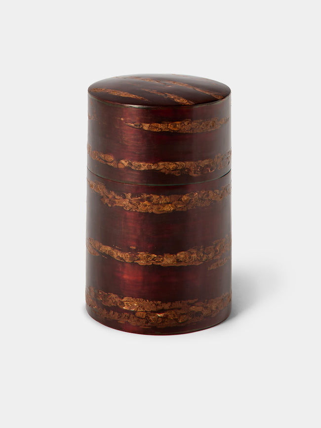 Denshiro - Polished Cherry Bark Tea Canister - Brown - ABASK - 