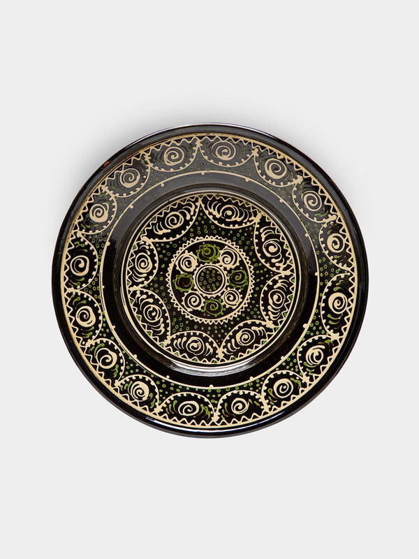 Poterie de Cliousclat - Hand-Painted Slipware Large Serving Platter -  - ABASK - 