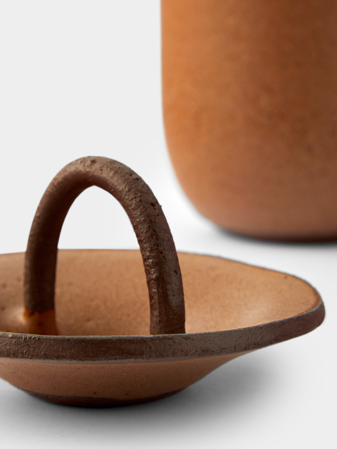 Terra Stoneware Utensil Pot and Spice Pincher