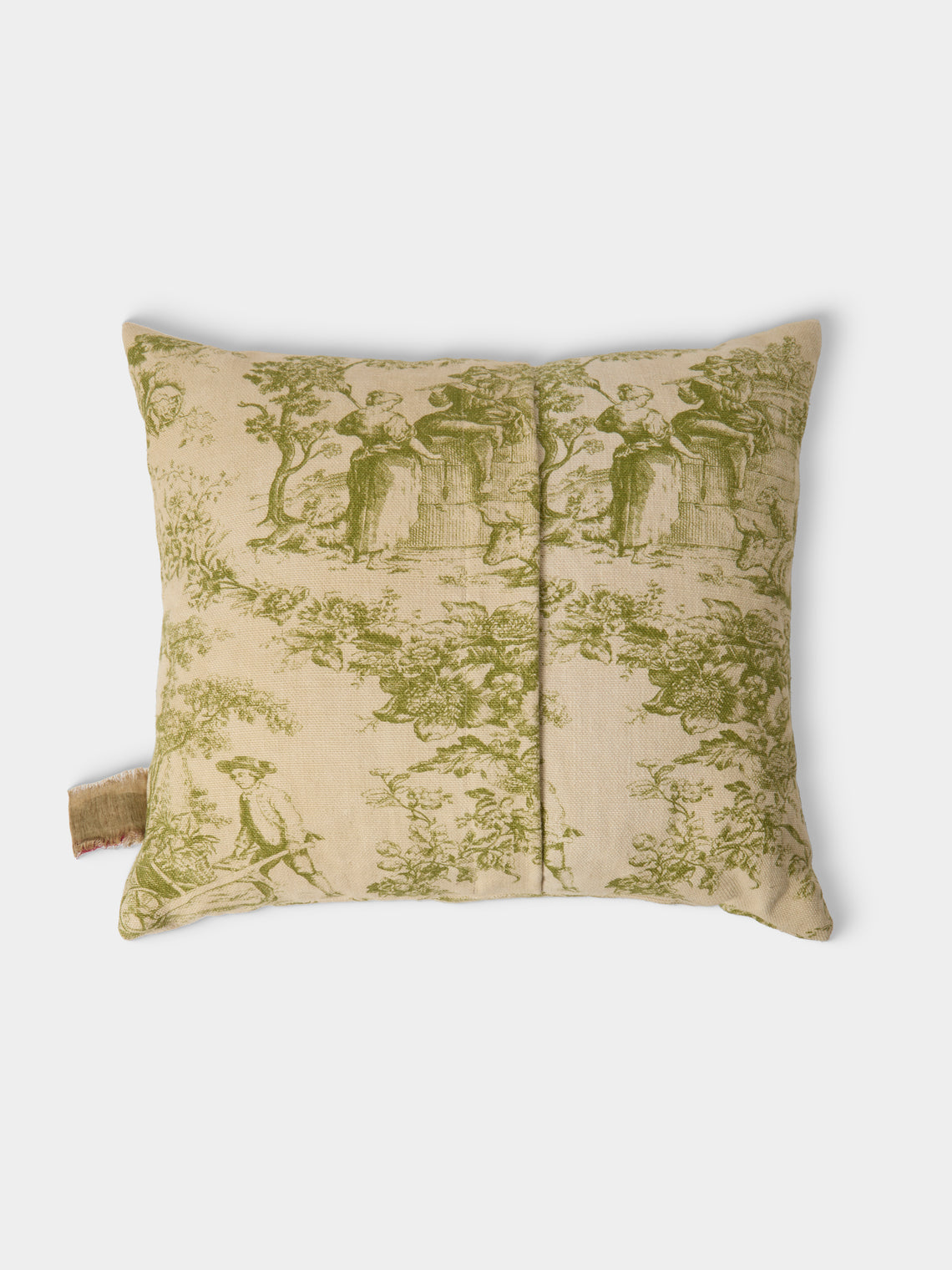 The House of Lyria - Linen Cushion (17.5in/45cm) - Cream - ABASK