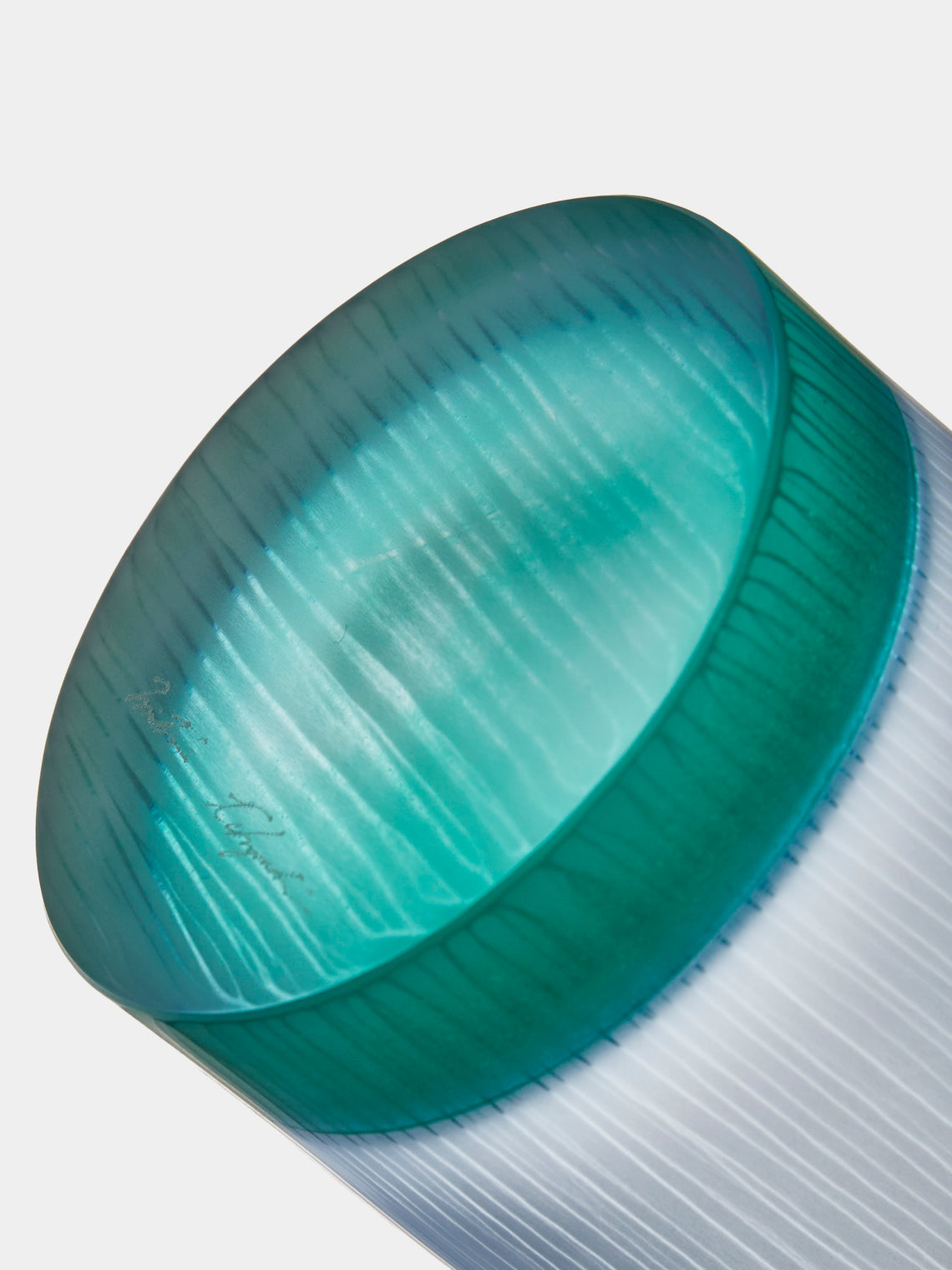 Takeyoshi Mitsui - Silence Hand-Blown Glass Highballs (Set of 2) - Blue - ABASK