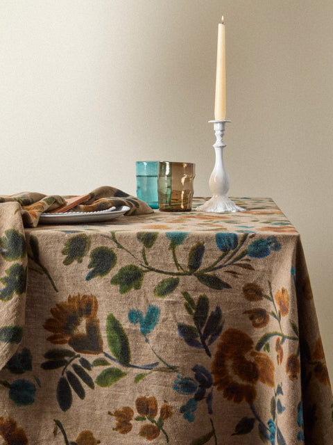The House of Lyria - Linen Rectangular Tablecloth (138in/3.5m) - Multiple - ABASK