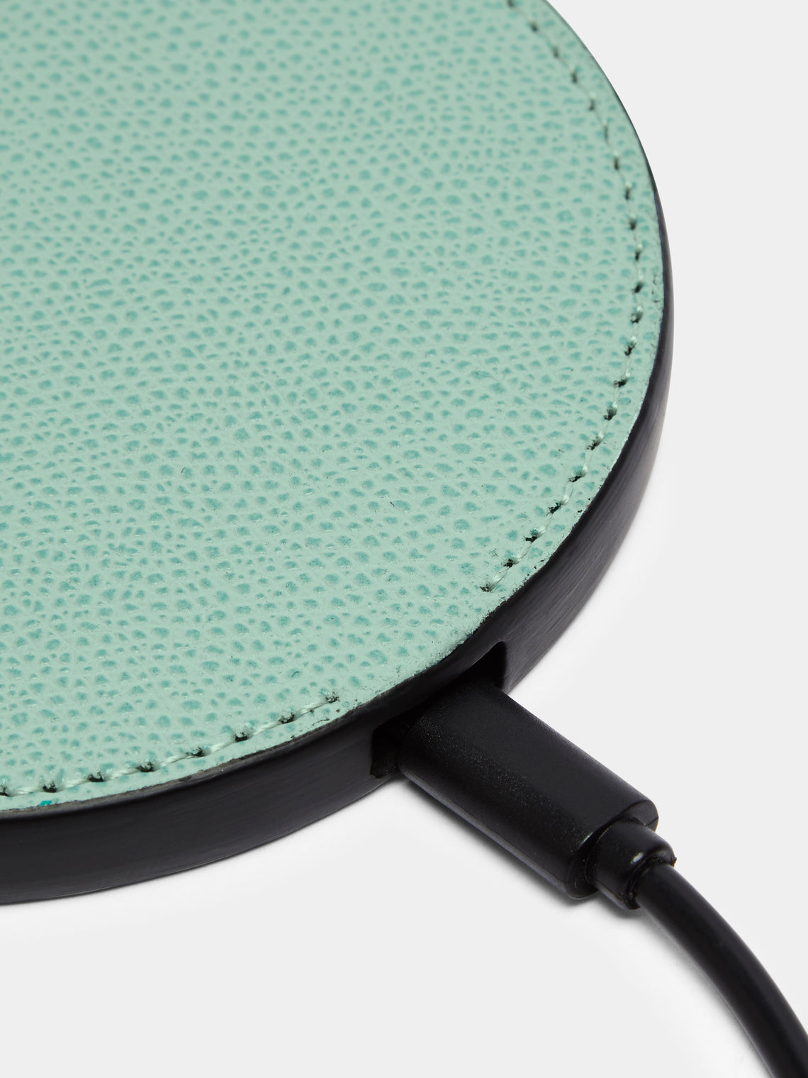 Giobagnara - Nick Leather Fast Wireless Charger - Light green - ABASK