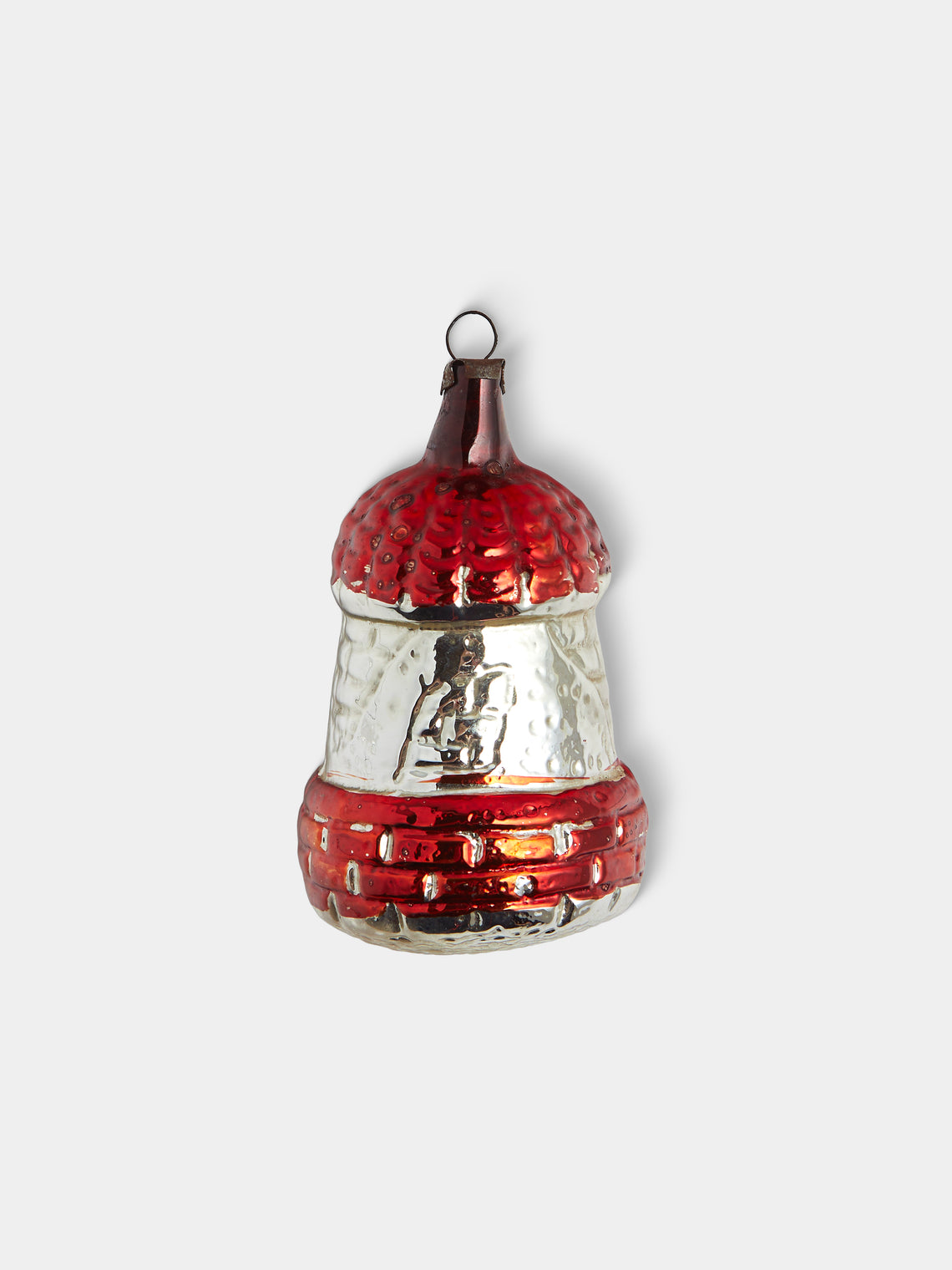 Antique and Vintage - Early-20th-Century Christmas Glass Baubles (Set of 12) - Red - ABASK