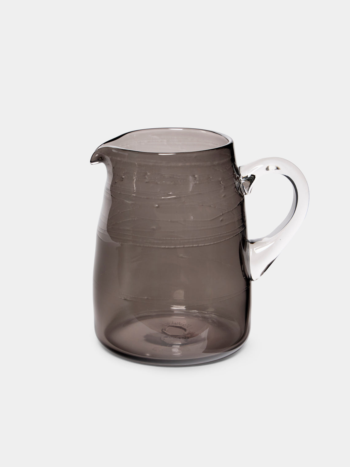 Michael Ruh Studio - Urban Hand-Blown Glass Pitcher - Gray - ABASK - 
