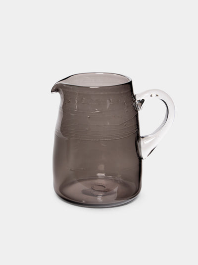 Michael Ruh Studio - Urban Hand-Blown Glass Pitcher - Gray - ABASK - 