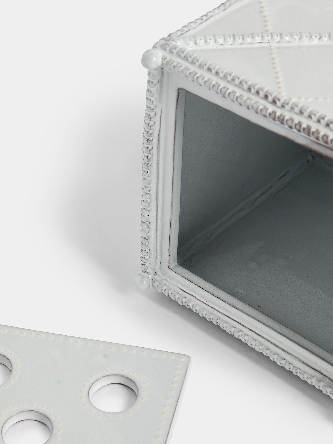 Emily Mitchell - Hand-Built Ceramic Bough Vase - White - ABASK