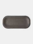Pinetti - Victor Leather Trinket Tray (9.5in/24cm) - Dark Gray - ABASK - 