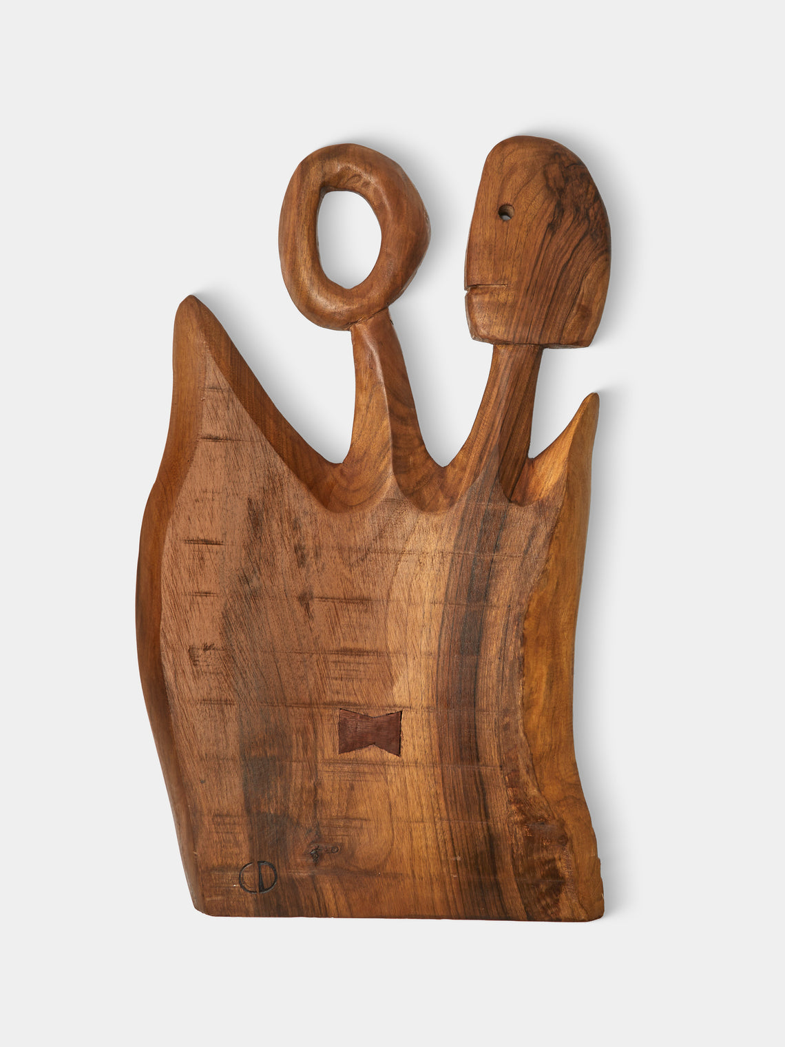 Eliot Daguet - Hand-Carved Walnut Serving Board - Brown - ABASK