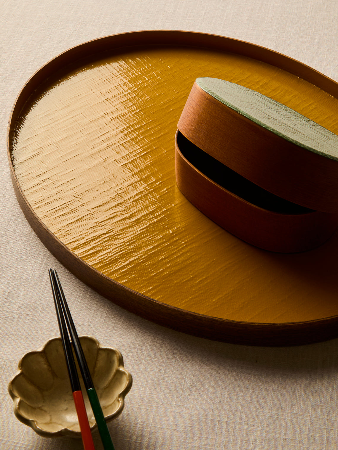 Huh Myoung Wook - Ottchil Ash Tray (16.5in/42cm) - Yellow - ABASK