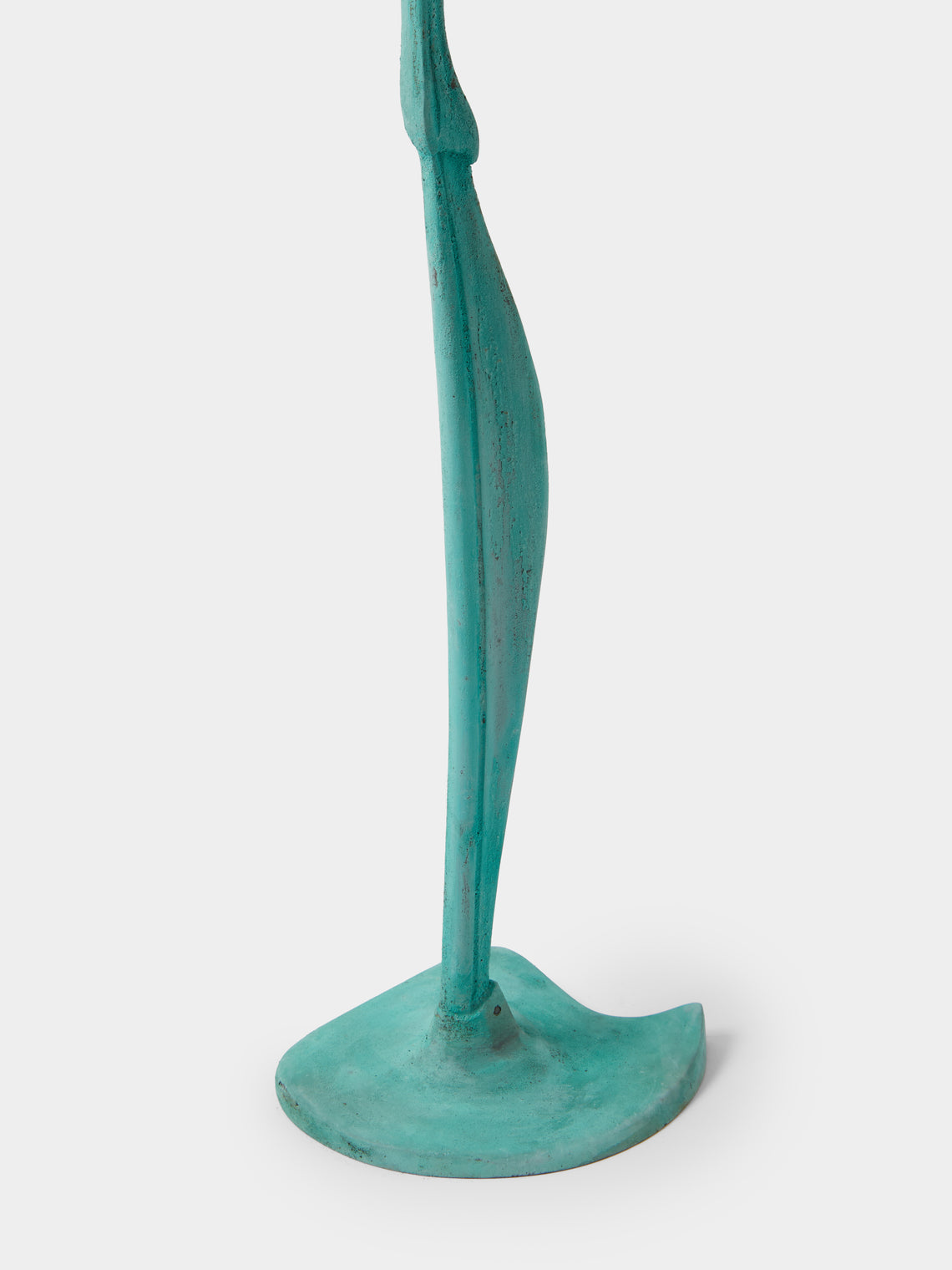 Shaha Raphael - Low Tide Fishbone Hand-Cast Brass Large Candelabra - Green - ABASK