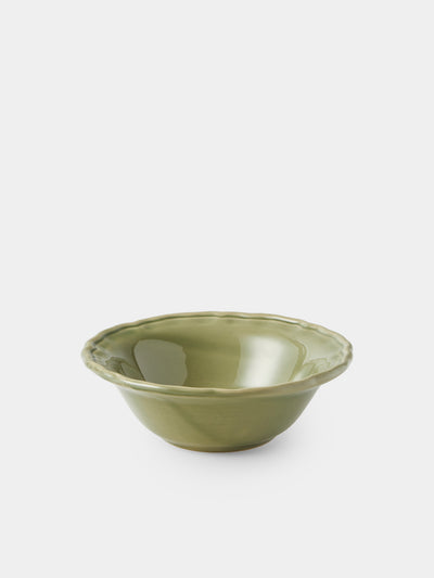 Maison Pichon Uzès - Provence Hand-Glazed Ceramic Bowls (Set of 4) - Green - ABASK - 