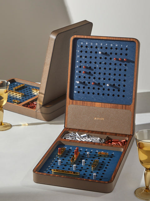 Pinetti - Leather Battleship Set - Brown - ABASK