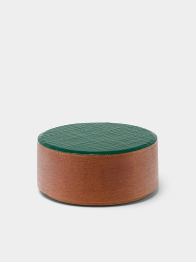 Huh Myoung Wook - Ottchil Ash Small Lidded Pot - Green - ABASK - 
